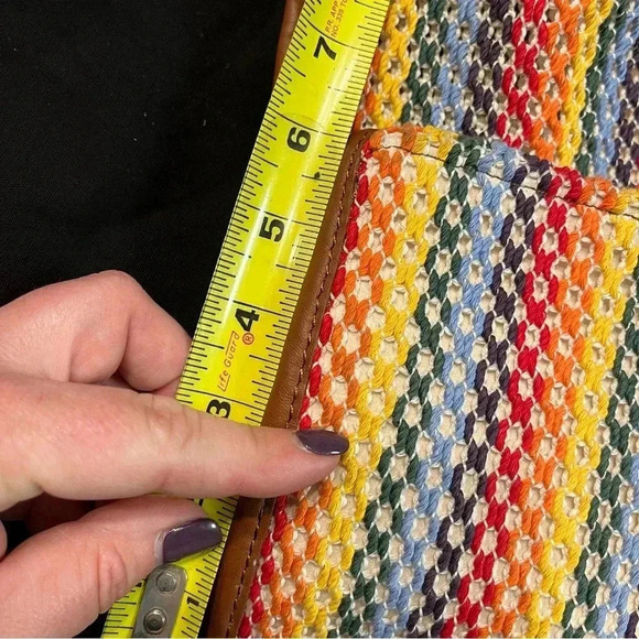 NWT Rag and Bone Summer Multi Passenger Tote with dust bag rainbow - Picture 11 of 14